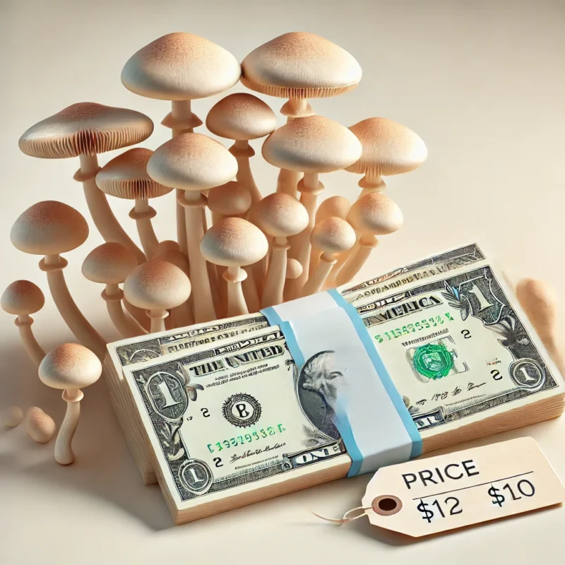 Hur mycket kostar Psilocybin-svampar