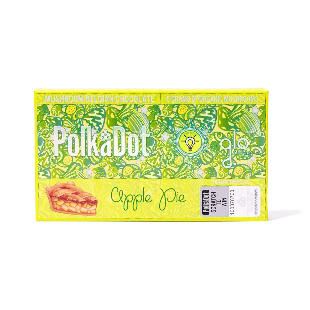 Polkadot Apfelkuchen-Schokoriegel