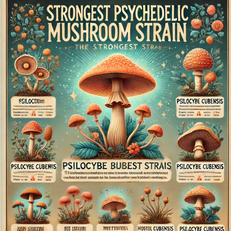Was ist die stärkste psychedelische Pilzsorte?