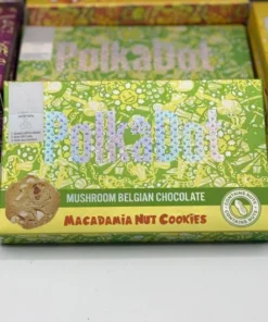 Polkadot Macadamia Noot Koekjes Chocolade