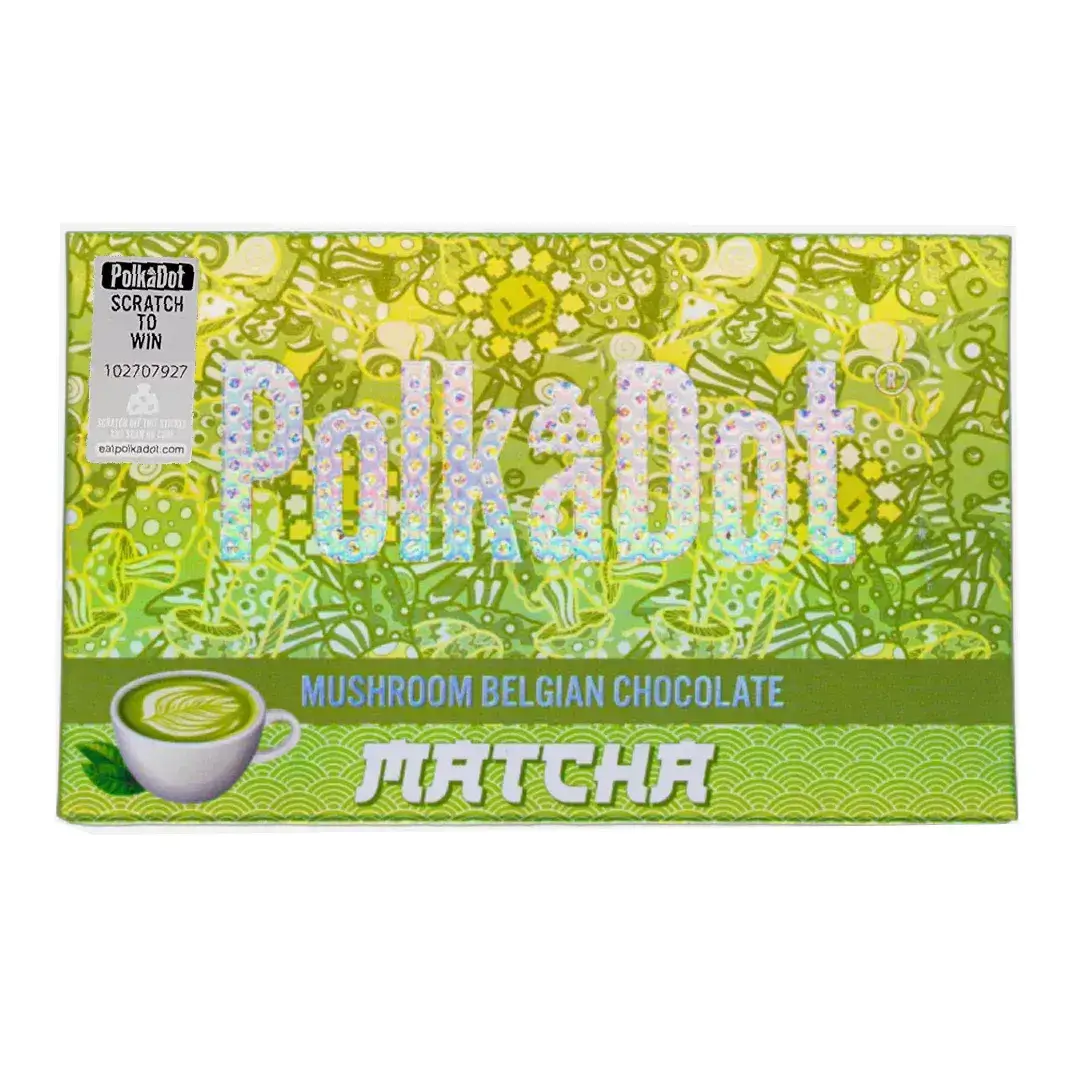 Tableta de chocolate Polkadot Matcha