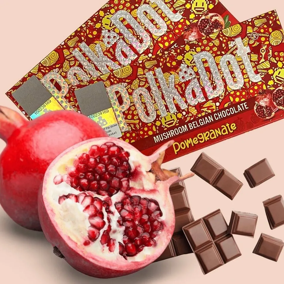 Polkadot Granatäpple Chokladkaka