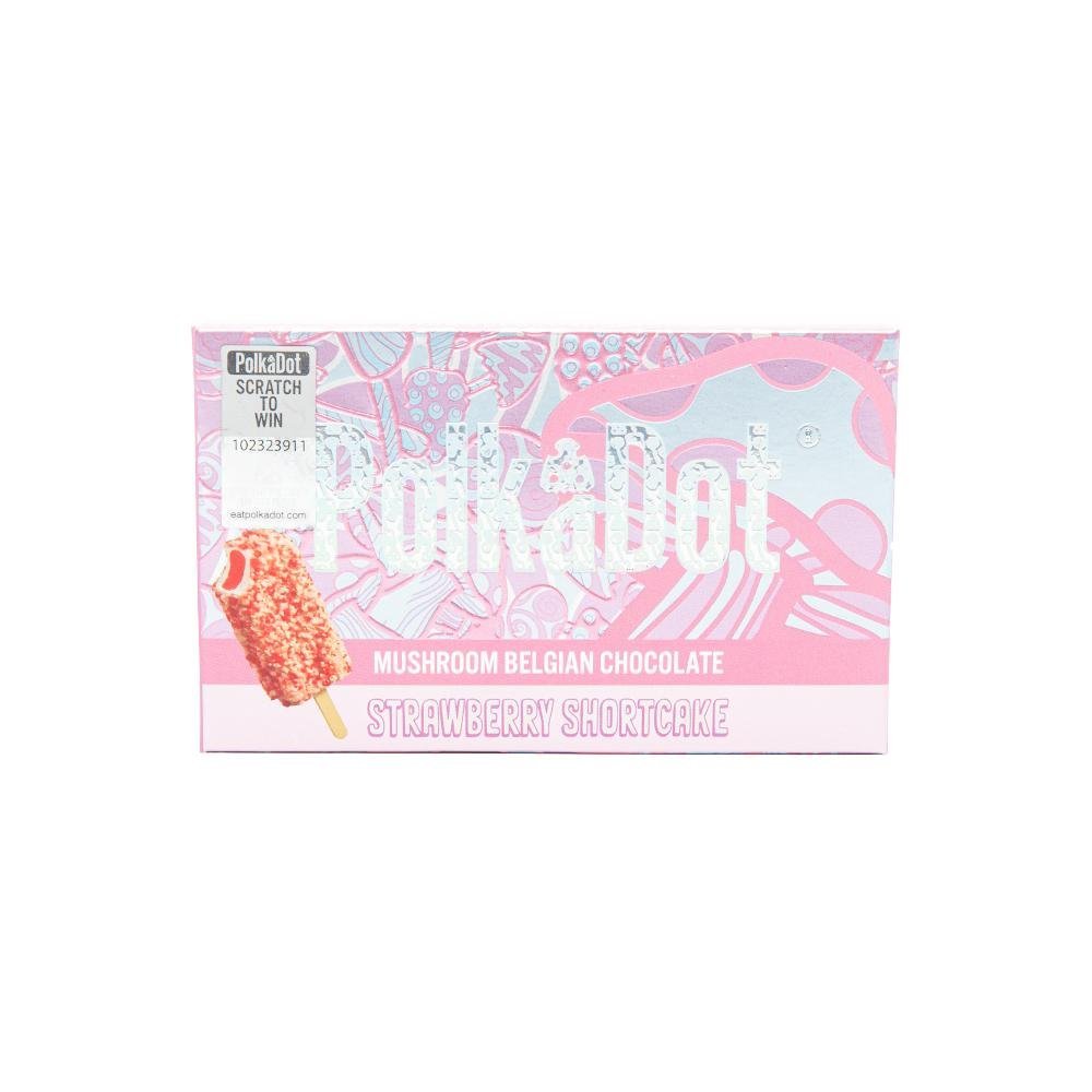 Polkadot Aardbei Shortcake Chocoladereep