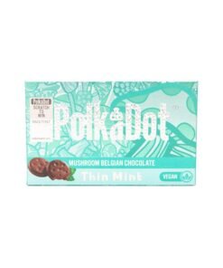 Barre chocolatée à la menthe fine Polkadot