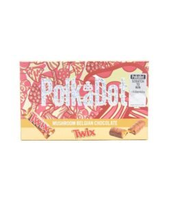 Barre chocolatée Twix à pois